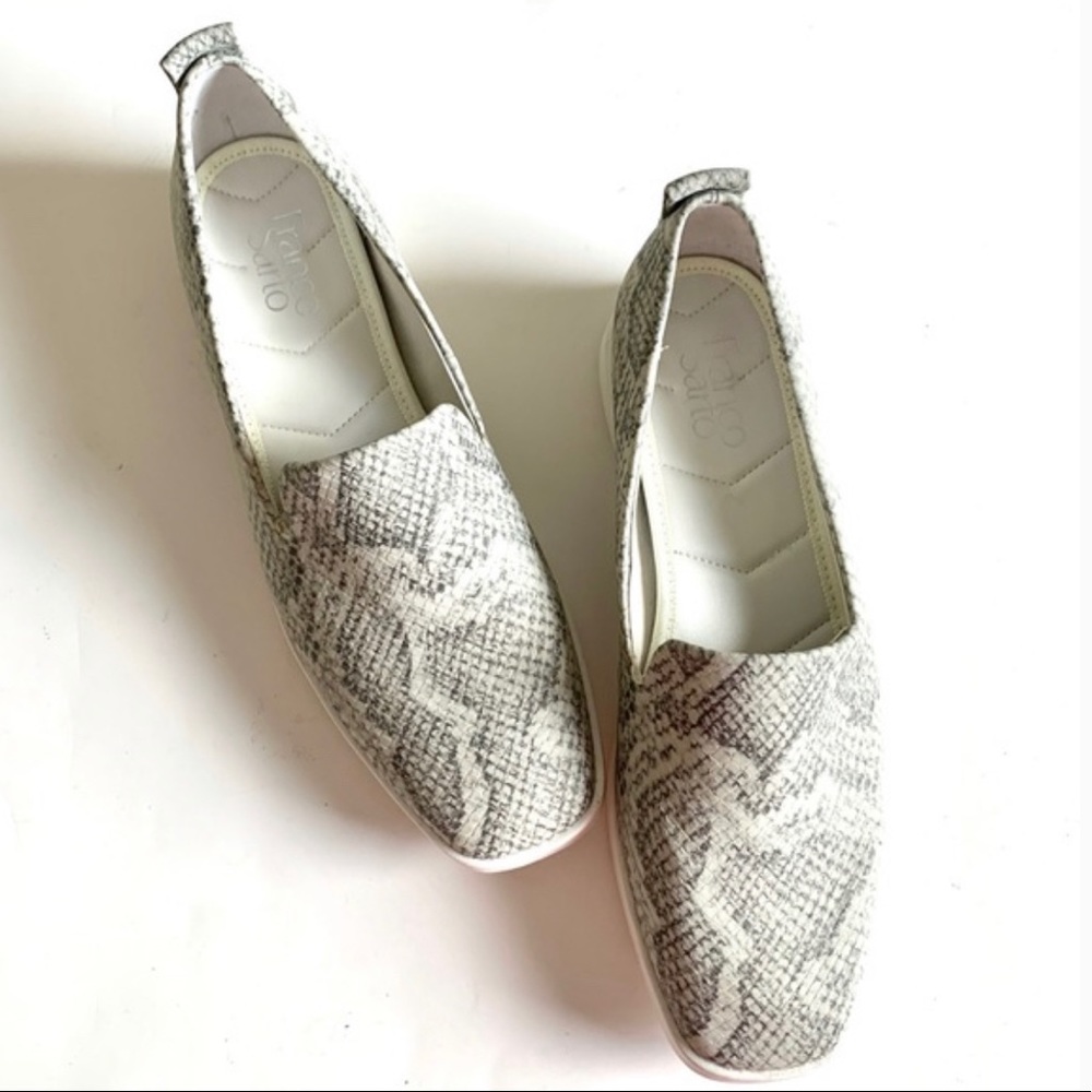 Franco Sarto‎ Snake Print Square Toe Casual Sneaker